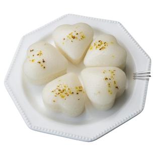 儿童早餐江焙桂花酒酿爱心米糕蔓越莓米馒头手工发糕心形速食糕点