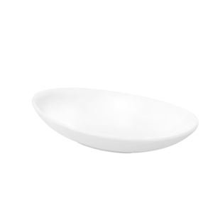 欧式纯白陶瓷蒸鱼盘椭圆形盘子大号深盘鱼盘家用中西餐大烤盘