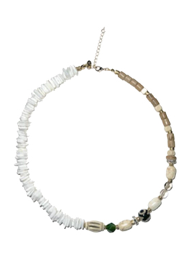 巴哈马回声贝壳串珠手工项链