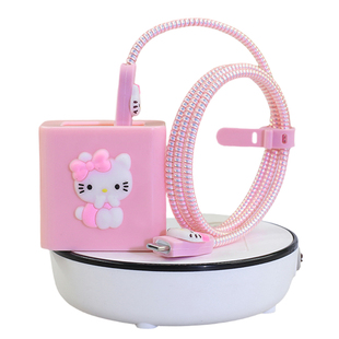 适用p70华为Pura70 mate70/MateX6数据线保护套66W充电器线缠绕绳