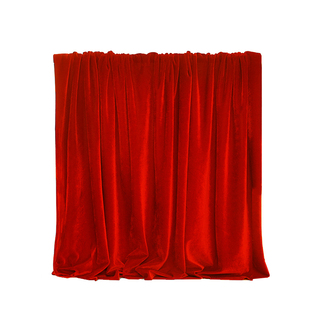 金丝绒布料结婚装饰红色幕布酒红绒布婚庆舞台背景布桌布拍摄面料