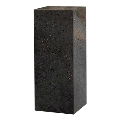 天然哑光黄洞石展示摆台装饰底座