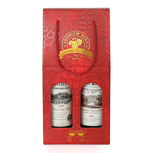 红酒包装礼盒包装盒高档礼品盒定制手提袋子单双支葡萄酒盒空纸盒