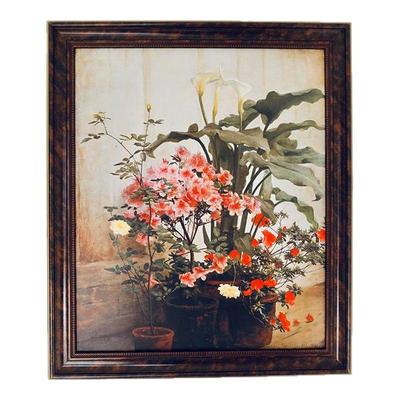 犀牛艺廊“古典画作”《ForeverBloom》逼真鲜花油画客厅装饰画