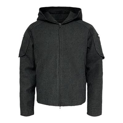 JCAESAR硬挺解构插袋夹克羊毛