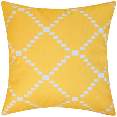 户外防水抱枕套泳池新款黄色民宿