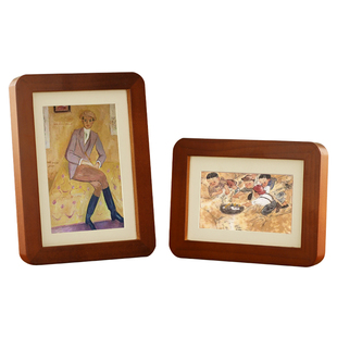 高级感相框摆台定制洗照片做成空框六6寸a4纸画框加打印复古摆件