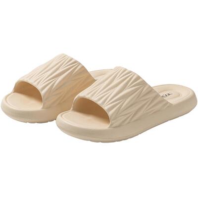 高级感褶皱凉拖鞋夏季居家用防臭