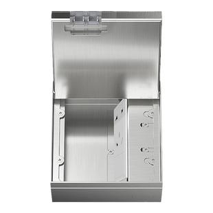 国际电工不锈钢超薄隐形地插大理石嵌入式地插座纯平防水隐藏地面