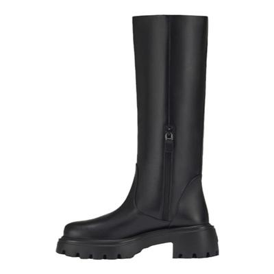 SW早秋新品厚底侧拉链骑士靴