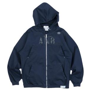 ANB2022秋季 / ANB B8 新款主题水洗拉链夹克帽衫（藏青色/灰色）
