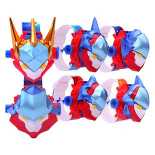 龙战士星源2儿童正版手表发光投影男孩玩具幼儿3岁看时间数字