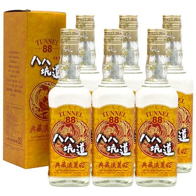 八八坑道淡丽42度瓶纯粮食高粱酒