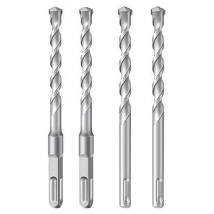 名刃一字电锤冲击钻头圆柄两坑锤头两槽混凝土石墙钻孔头加长600