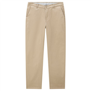 佐丹奴裤子男新款易打理弹力棉中低腰直筒窄脚休闲长裤男01112057