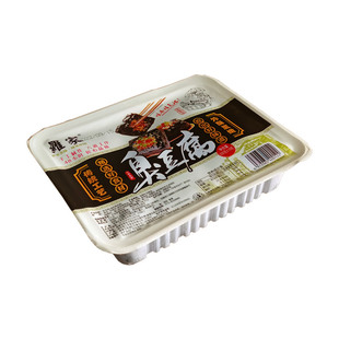 罗家长沙臭豆腐半成品预制油炸熟胚湖南特产臭干子盒装30片送调料