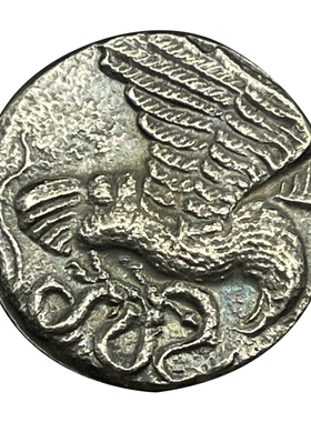 奥林匹克运动会胜利女神项链鹰币古币吊坠古希腊银币饰品欧美礼品