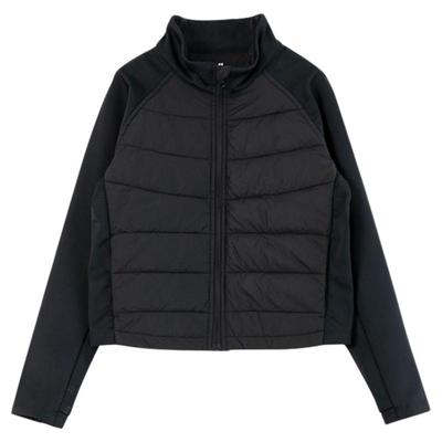 棉叔叔儿童拼接保暖羽绒外套