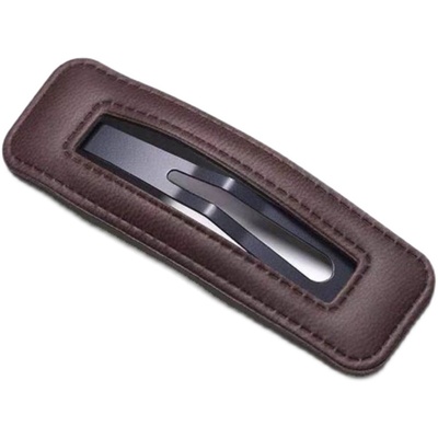 彩色皮革发夹女士时尚小方形bb夹