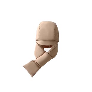 帽子围巾一体女冬加厚东北羽绒棉帽保暖防风防寒护耳帽骑行雷锋帽