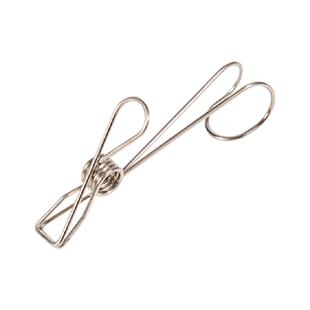 日本家之物语不锈钢长尾挂钩夹子浴室毛巾多功能防滑照片抹布挂夹