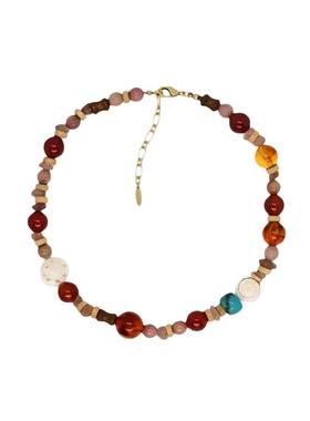 赵露思同款混石项链手工串珠