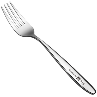 国风316不锈钢叉子餐具家用西餐叉牛排叉意面刀叉吃饭吃面沙拉叉