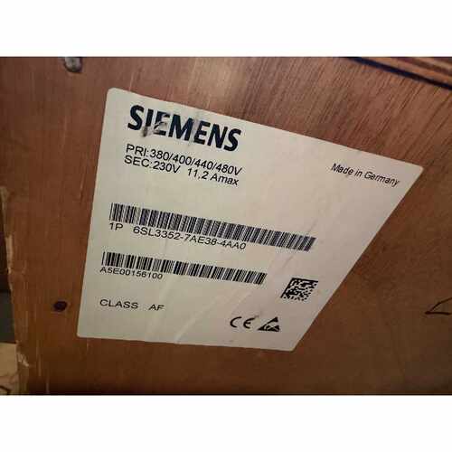 【议价】SIEMENS 6SL33527AE384AA0