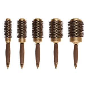 美国Olivia奥丽维亚琥珀金纳米热能陶瓷离子专业滚梳卷发刘海造型