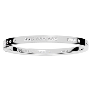 摩斯密码S925纯银手镯银白色男女同款正品手链送女友首饰新年礼物