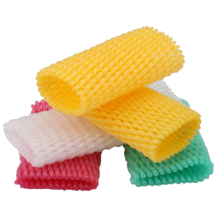 水果网套橙子包装水果加厚防震保护网套苹果泡沫网套网兜批发定制