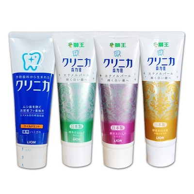 狮王酵素清新口气美白牙膏2支