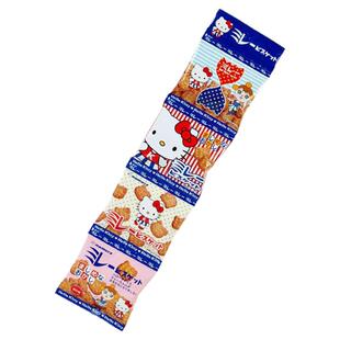 日本 野村NOMURA饼干Kitty限量版凯蒂猫卡通头天日盐饼干4连包