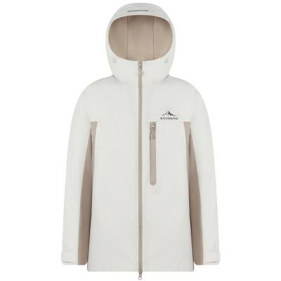 奥莱三合一短款冲锋衣鹅绒服保暖