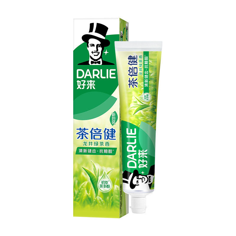 好来双重薄荷超白含氟黑人茶倍健牙膏成人清新口气官方正品旗舰店实拍图 商品