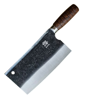 轴承钢手工锻打厚背刀厨师专用斩切两用刀砍鸡骨切肉菜刀厨房杀鱼