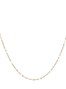 18K金项链素链不掉色链子锁骨链