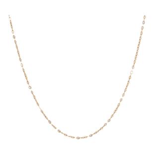 18K金项链素链可穿吊坠钛钢镀金不掉色链子无吊坠锁骨链女链条款