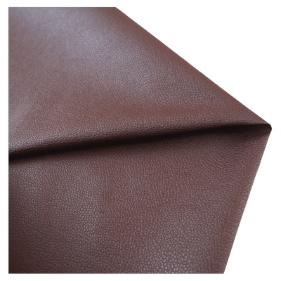 半米价深棕色荔枝纹仿真风pu皮革