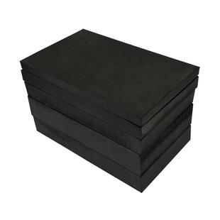 70度黑色eva泡棉材料加硬防潮减震泡沫板高密度防水防晒海绵cos道具制作材料包装盒内衬内托卡槽可定制加工