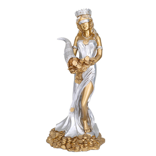 神话希腊罗马北欧财富女神摆件摆设办公室饰品开业礼品礼物软装饰