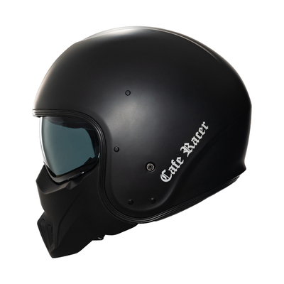 咖啡骑士V1鬼面盔复古组合盔全盔