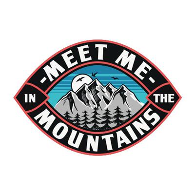 3M反光美容车贴moutain登山贴纸