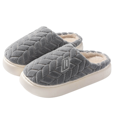 踩屎感棉拖鞋男士秋冬季室内家居2025新款保暖加绒加厚防滑拖鞋女