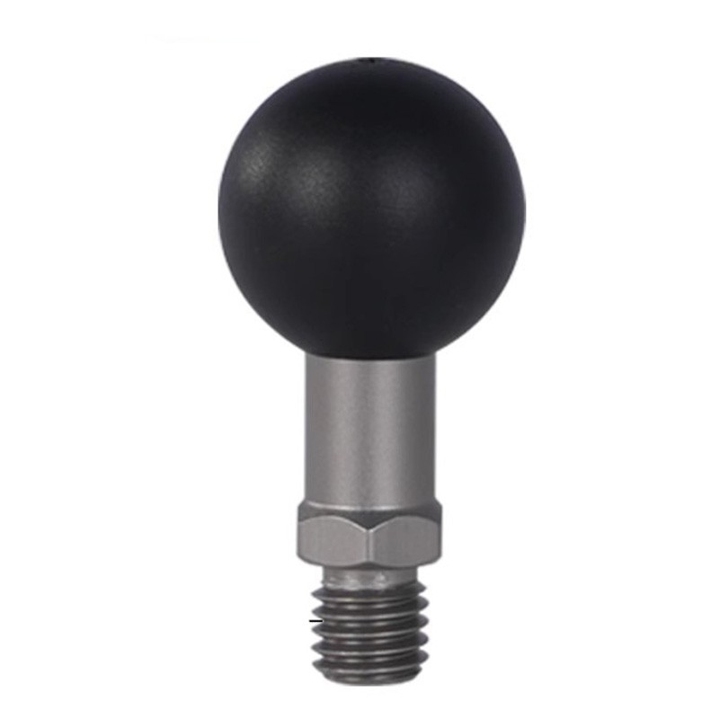 LanParte摩托车手机支架配件固定球头夹U型管夹电动车后视镜底座