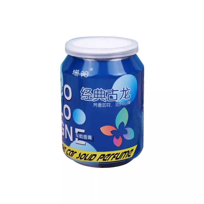 车载可乐罐香薰固体香膏汽车摆件古龙香水卫生间厕所空气清新剂