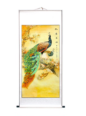 手绘花鸟国画牡丹中式挂画