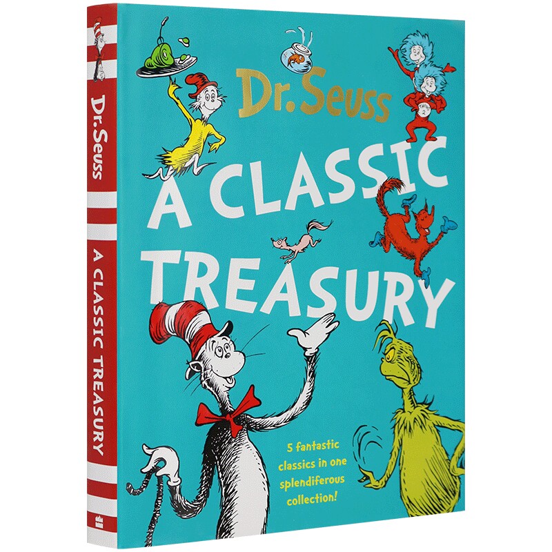 Dr. Seuss: A Classic Treasury 苏斯博士经典绘本故事5个合集 精装进口原版英文书籍