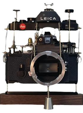 立体相机书房摆件相机金属