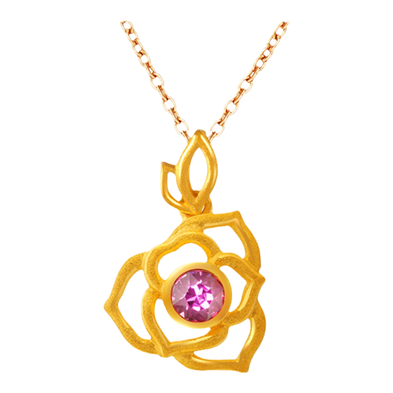 justgold镇金店伊甸园女款黄金